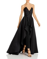 Jay Godfrey Abrahams Convertible Strapless Jumpsuit & Skirt - Black