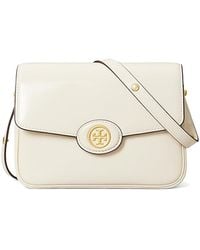 Tory Burch - Robinson Spazzolato Leather Convertible Shoulder Bag - Lyst