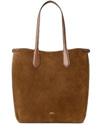 Polo Ralph Lauren - Bellport Suede North-South Tote - Lyst