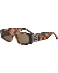 Fendi - Forever Square Sunglasses, 54Mm - Lyst