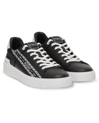 Balmain - B-Court Chain Logo Lace Up Sneakers - Lyst