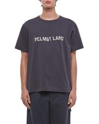 Helmut Lang - Crumpled Logo Tee - Lyst