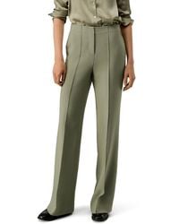 LILYSILK - Silk-Wool Twill Flare Pants - Lyst