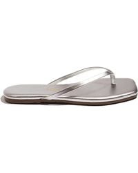 TKEES - Lily Square Toe Flip Flops - Lyst