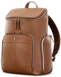 Samsonite - Mobile Solution 2 Leather Deluxe Backpack - Lyst
