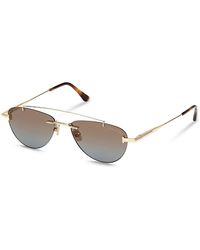 Tom Ford - Astor Pilot Sunglasses, 55Mm - Lyst