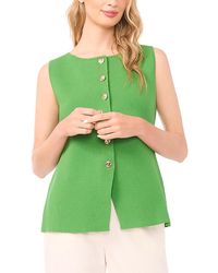 Ted Baker - Sleeveless Button Down Top - Lyst