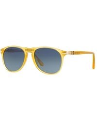 Persol - Polarized Miele Pilot Sunglasses, 55Mm - Lyst