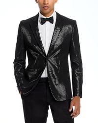 HUGO - Arti Sequin Notch Extra Slim Fit Dinner Jacket - Lyst