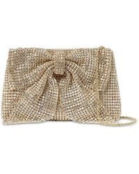 Loeffler Randall - Jolene Diamante Small Bow Clutch - Lyst