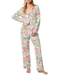 Bedhead - Dog Print Pajama Set - Lyst