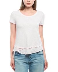 Wilt - Tiered-Hem Tee - Lyst
