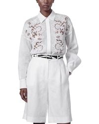 Max Mara - Mstcali Ramie Canvas Shirt - Lyst