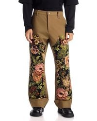 Simone Rocha - Rose Patchwork Cotton Workwear Trousers - Lyst