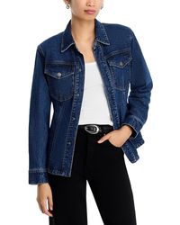 Steve Madden - Parc Denim Snap Front Jacket - Lyst