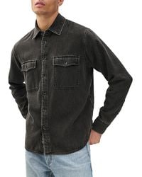 Rag & Bone - Infuse Denim Slim Fit Button Down Shirt - Lyst