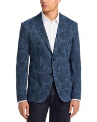 Etro - Regular Fit Printed Paisley Cotton Blend Jacket - Lyst