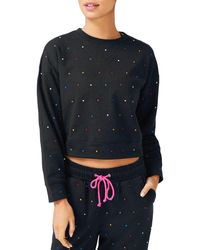 MSRP $101 Terez Rainbow-Trim Hoodie Size XS BLACK MSRP $101 Terez Rainbow-Trim Hoodie Size XS BLACK