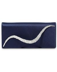 Alexis - Crystal Curve Side Handle Clutch - Lyst