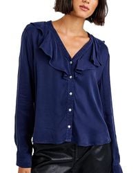 Bella Dahl - Ruffled Blouse - Lyst