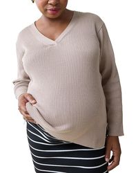 Ingrid & Isabel - Maternity Side Zip Sweater - Lyst
