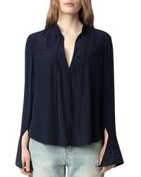 Zadig & Voltaire - Taika Soft Strass Top - Lyst
