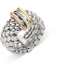 Fope - 18K, Rose, & Panorama Multirow Flex'It Ring - Lyst