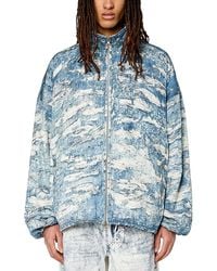 DIESEL - J-Alston Printed Windbreaker Jacket - Lyst