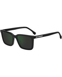 BOSS - Rectangular Sunglasses, 55Mm - Lyst