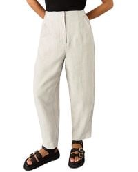 Whistles - Petites Authentic High Rise Barrel Leg Jeans - Lyst