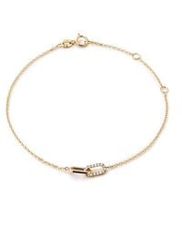 Ana Luisa - Solid Lab Grown Diamond Link Bracelet - Lyst