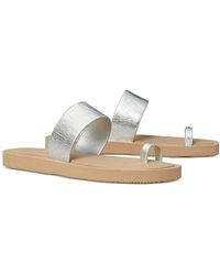 Tory Burch - Toe Ring Flip Flop Sandals - Lyst