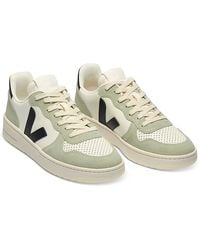 Veja - V-10 Low Top Leather Sneakers - Lyst