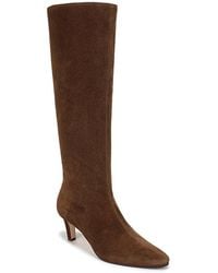 Veronica Beard - Aisla Suede Knee High Boots - Lyst