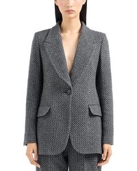 Emporio Armani - Knit Blazer - Lyst