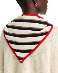 Herno - Cotton Printed Knit Scarf - Lyst