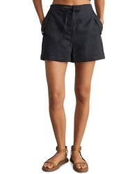 Reiss - Cara Linen Shorts - Lyst