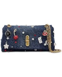 Marc Jacobs - The Trinket Charm Denim Dual Chain Mini Bag - Lyst