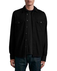 Rag & Bone - Wool Shirt Jacket - Lyst