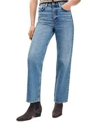 Rag & Bone - Shea High Rise Straight Ankle Jeans - Lyst