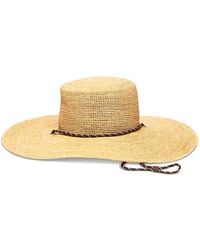 Rag & Bone - Frankie Raffia Boater Hat - Lyst