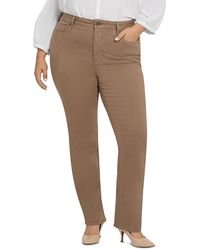 NYDJ - Marilyn High Rise Straight Leg Jeans - Lyst