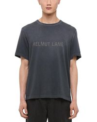 Helmut Lang - Lazer Short Sleeve Logo Tee - Lyst