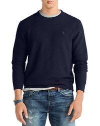 polo ralph lauren men's cotton textured crewneck sweater