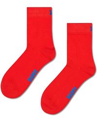 Happy Socks - Solid 1/2 Crew Socks - Lyst