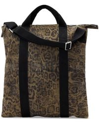 AllSaints - Kei Leopard Backpack - Lyst