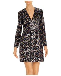 eliza j sequin balloon sleeve