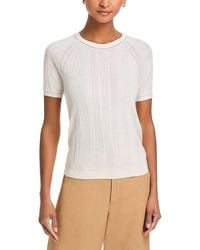 Rag & Bone - Teresa Rib Short Sleeve Tee - Lyst
