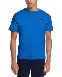 Stone Island - Cotton Jersey Compass Patch Tee - Lyst