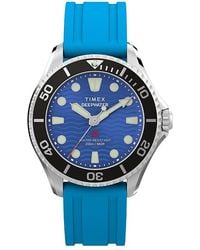 Timex - Deepwater Meridian 200 Hnbr Rubber Strap Watch, 38Mm - Lyst